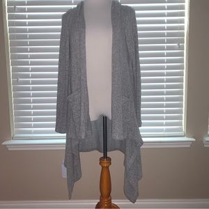 QVC Knit Open Front Sweater